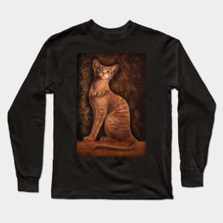 Cat Goddess Bast - by Nadya Neklioudova Long Sleeve T-Shirt